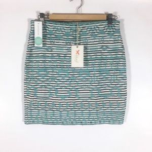 NWT THML Stitchfix Brandi embroidered skirt